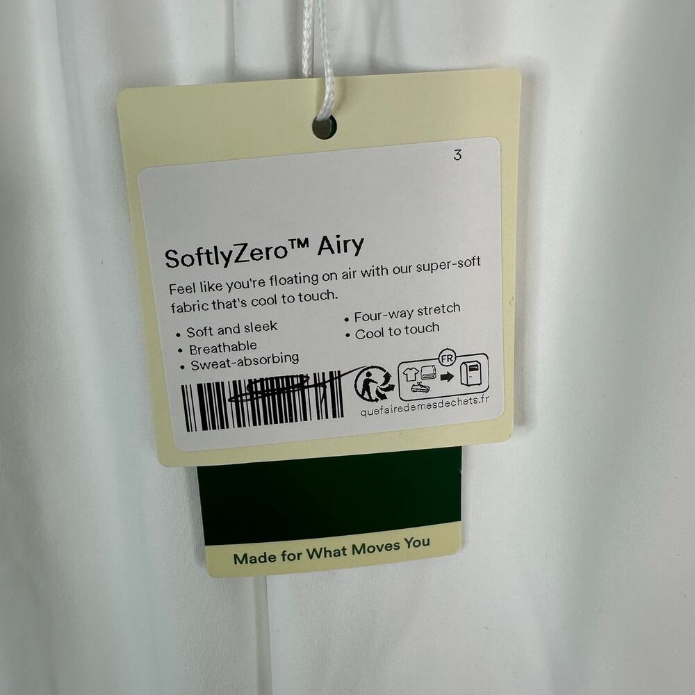 Halara SoftlyZero Airy Flowy Athletic Shorts Skort Style White Sz L NWT - Picture 4 of 9